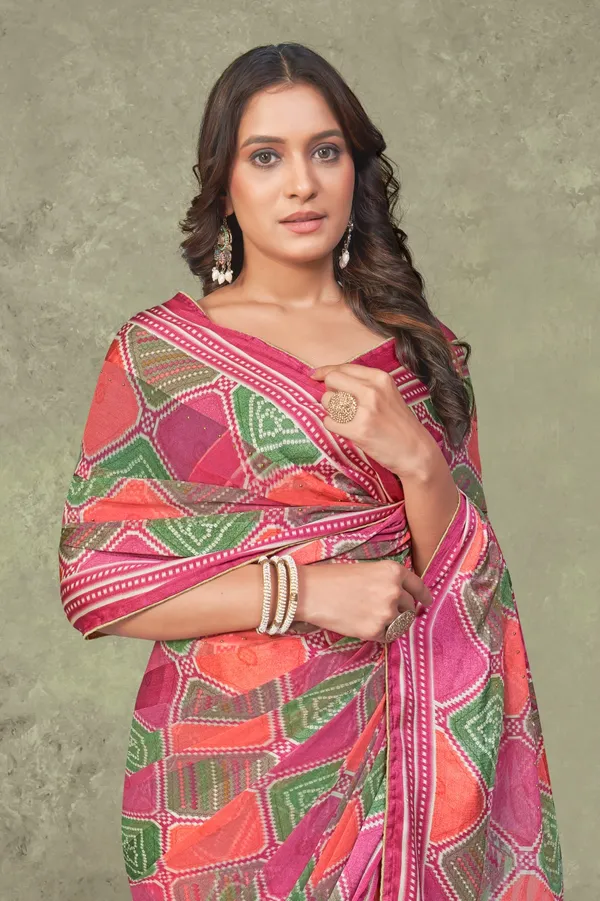 Multicolor_Geometric_Print_Saree_With_Border