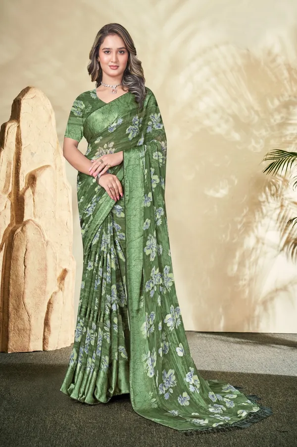 Green_Floral_Print_Saree_With_White_Blossoms
