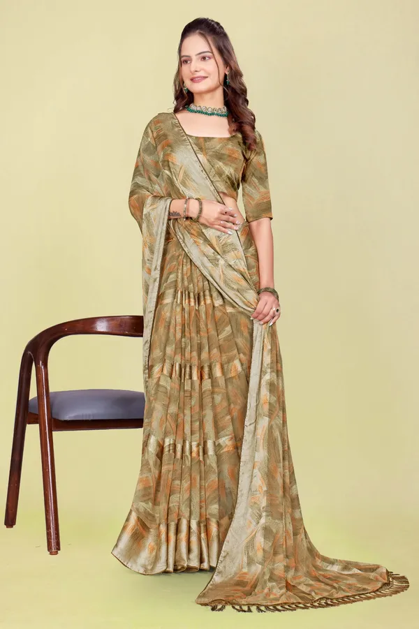 Printed_Georgette_Saree_With_Blouse_Piece