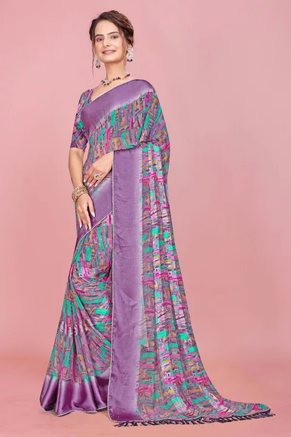 Purple_Abstract_Print_Saree_With_Border