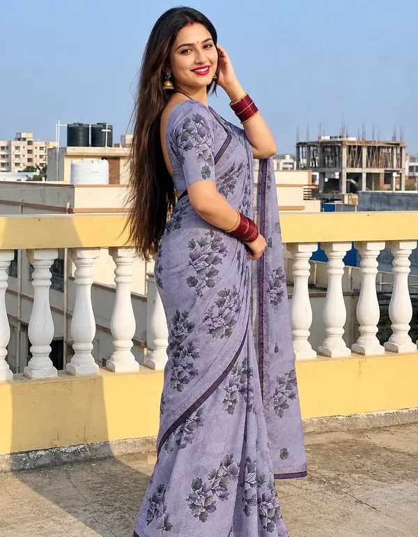 Lavender_Bloom_Saree
