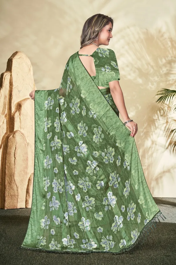 Green_Floral_Print_Saree_With_White_Blossoms