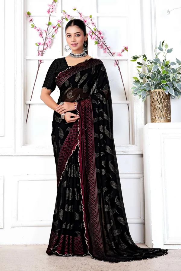 Midnight_Black_&_Wine_Zari_Border_Saree