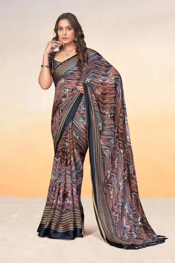 Multicolor_Striped_Saree_With_Embellished_Border