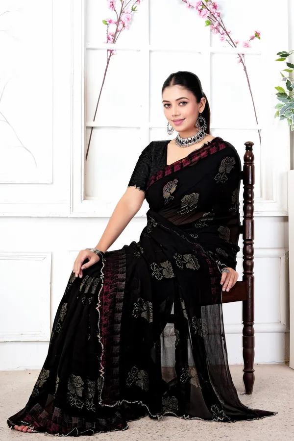 Noir_Royale_–_Black_&_Wine_Elegance_Saree