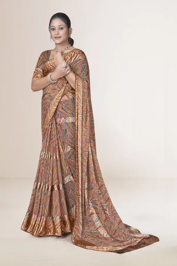 Multicolor_Printed_Saree_With_Golden_Border