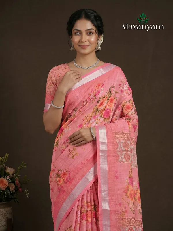 Cotton_Linen_Saree_For_Women