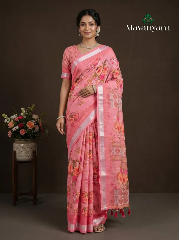 Cotton_Linen_Saree_For_Women