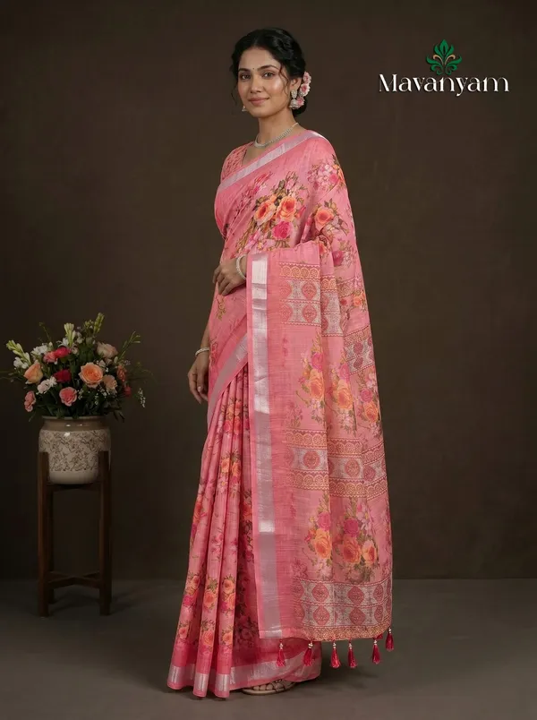 Cotton_Linen_Saree_For_Women