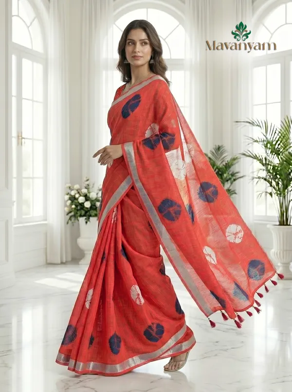 Cotton_Linen_Saree_For_Women