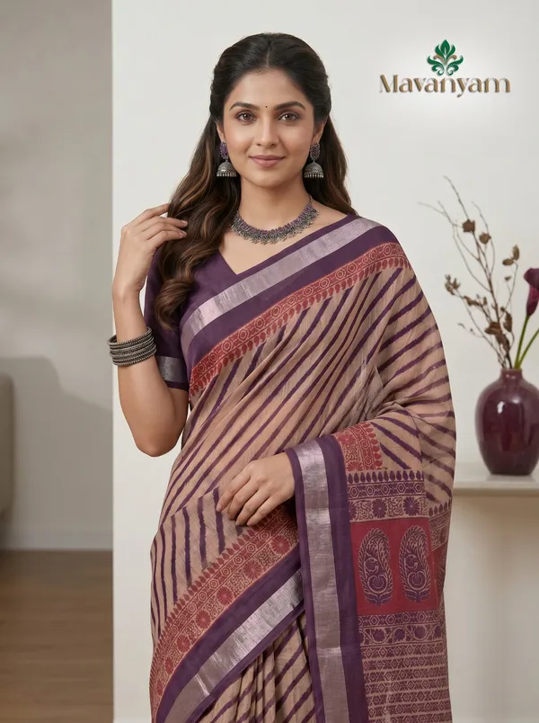 Cotton_Linen_Saree_For_Women