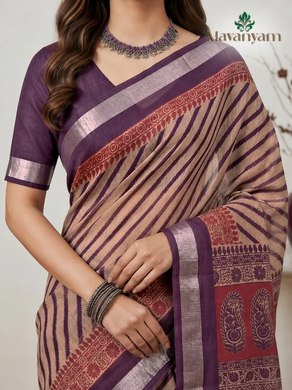 Cotton_Linen_Saree_For_Women
