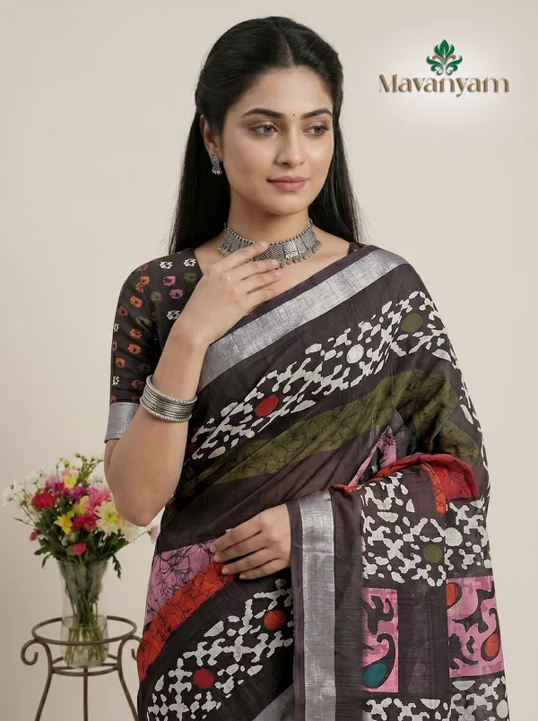 Cotton_Linen_Saree_For_Women