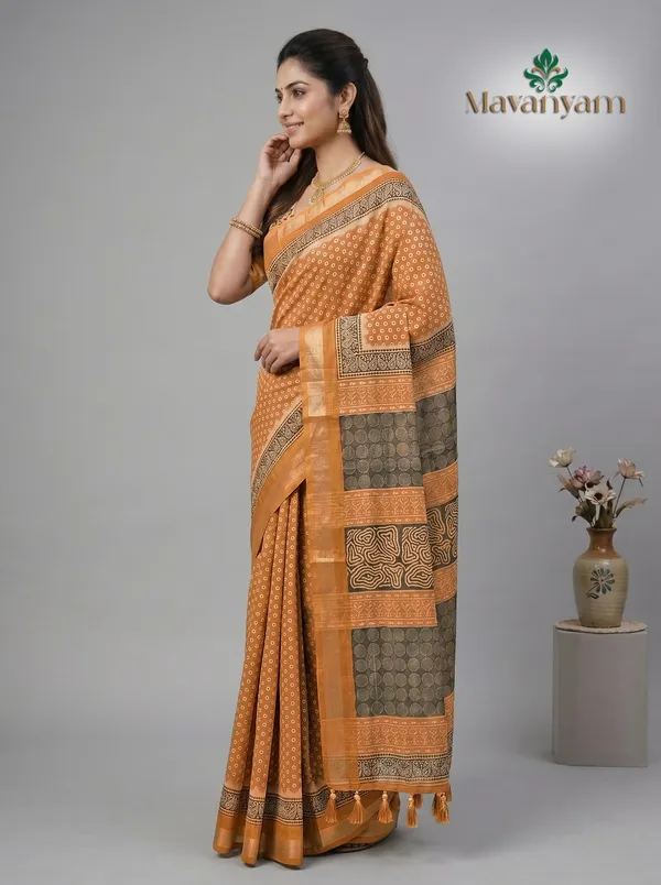 Cotton_Linen_Saree_For_Women
