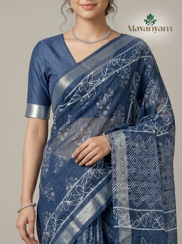 Cotton_Linen_Saree_For_Women