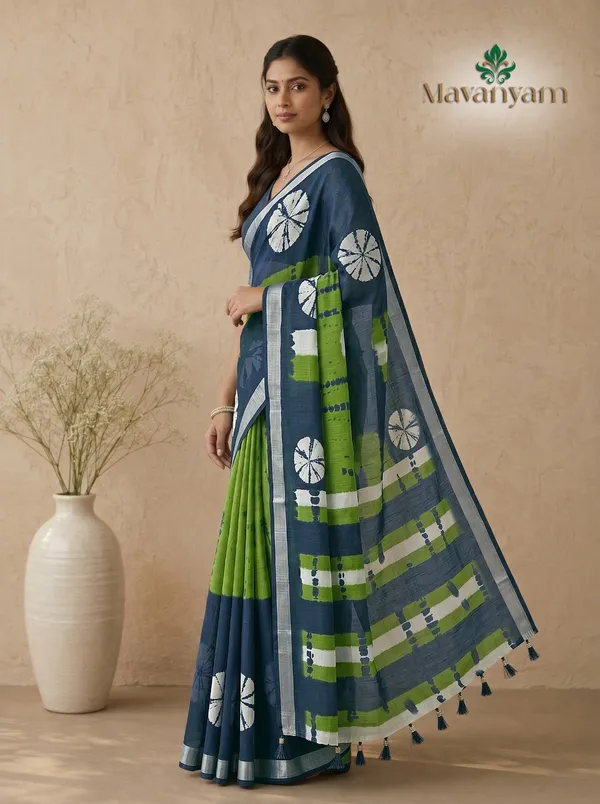 Cotton_Linen_Saree_For_Women