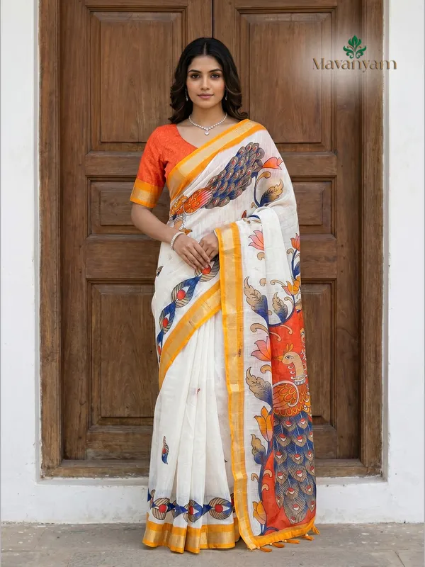 Cotton_Linen_Saree_For_Women