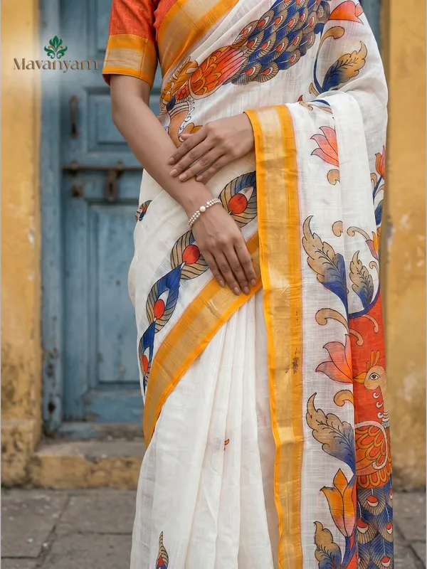 Cotton_Linen_Saree_For_Women