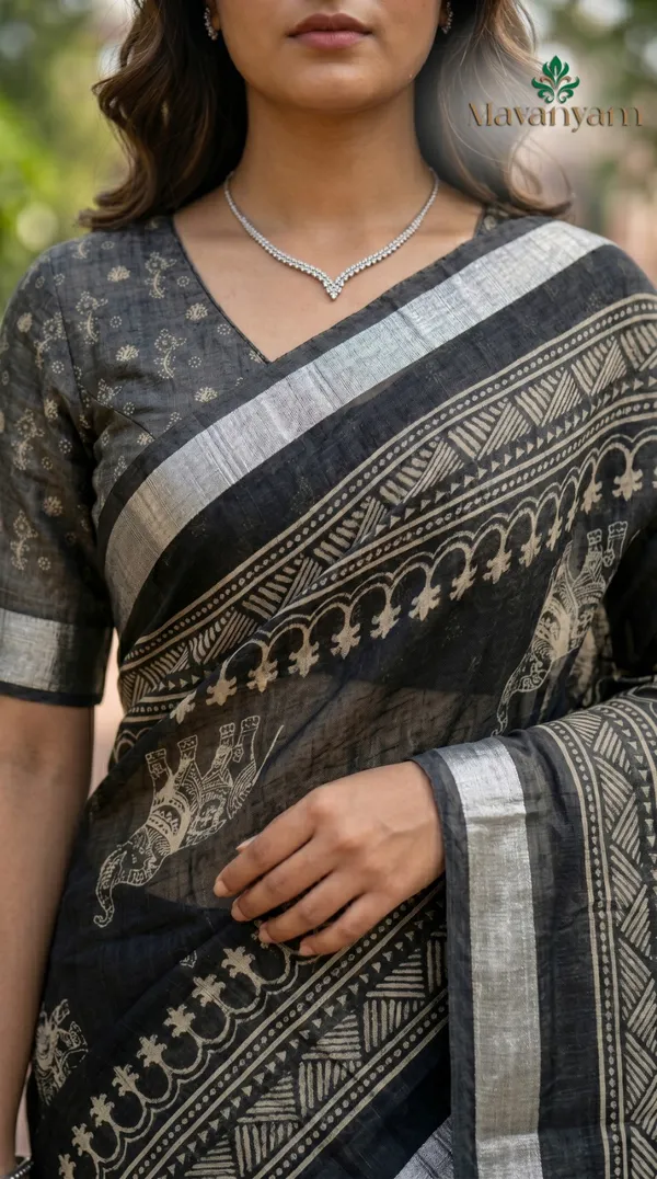 Cotton_Linen_Saree_For_Women