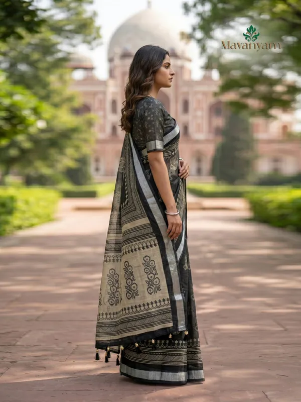 Cotton_Linen_Saree_For_Women