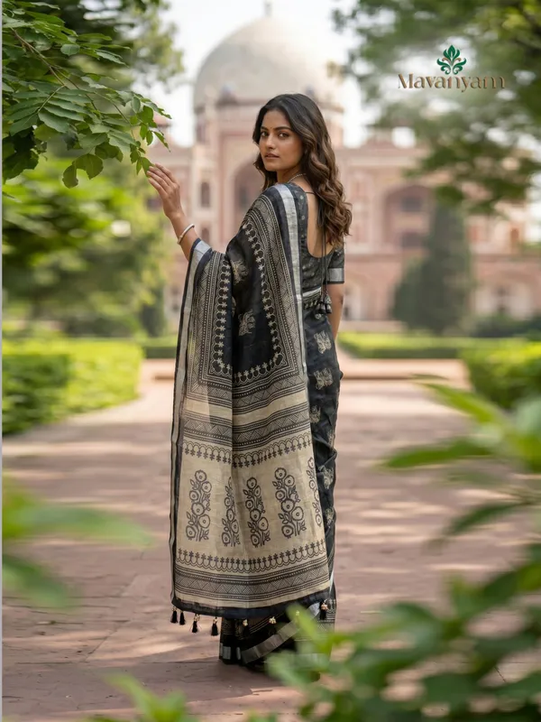 Cotton_Linen_Saree_For_Women
