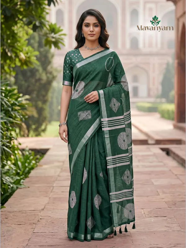 Cotton_Linen_Saree_For_Women