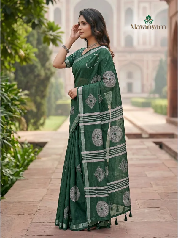 Cotton_Linen_Saree_For_Women