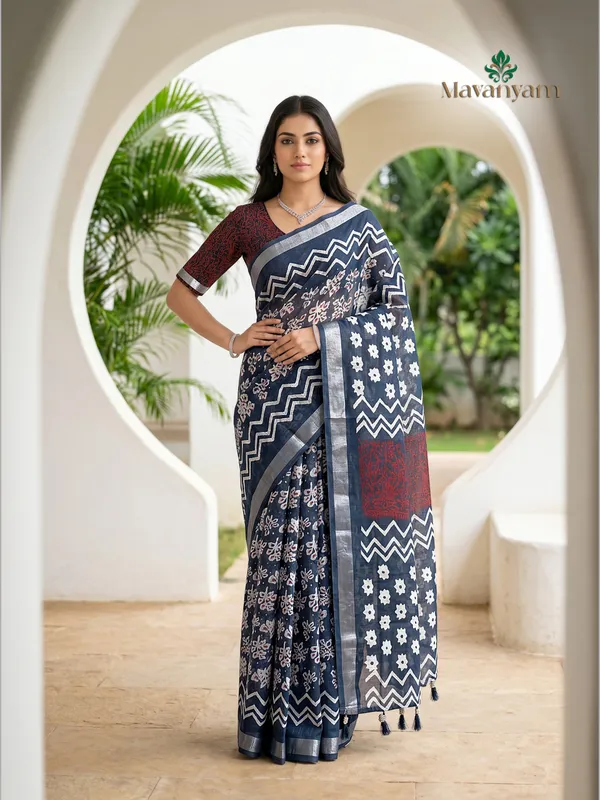 Cotton_Linen_Saree_For_Women