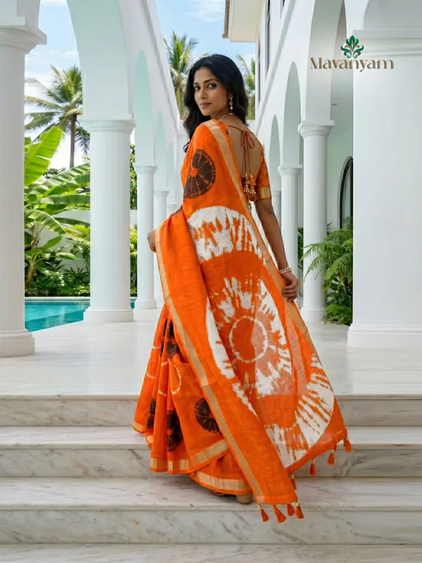 Cotton_Linen_Saree_For_Women