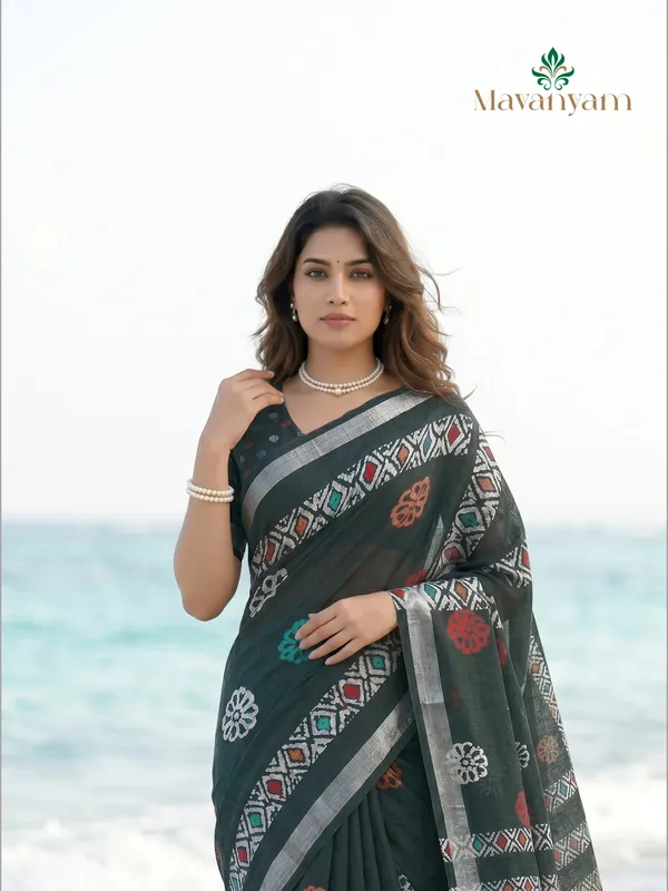 Cotton_Linen_Saree_For_Women
