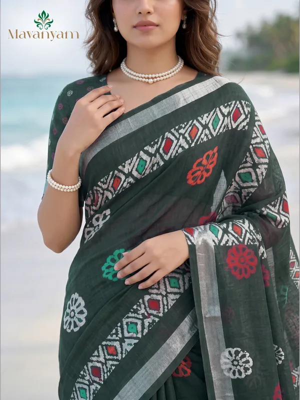 Cotton_Linen_Saree_For_Women