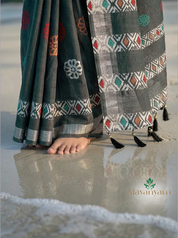 Cotton_Linen_Saree_For_Women