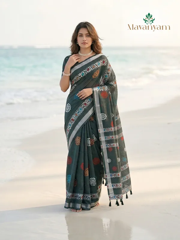 Cotton_Linen_Saree_For_Women