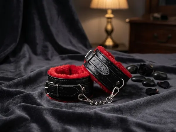 Adjustable_Handcuff_Red_And_Black_For_Adult_Men_Women_Pack_Of_2