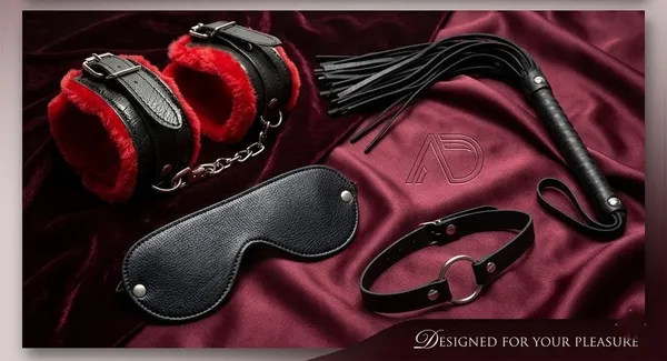Premium_Leather_Wrist_Cuffs_Set_With_Blindfold_Costume_Accessories_Kit_For_Fashion_Roleplay_Props_Pack_Of_4