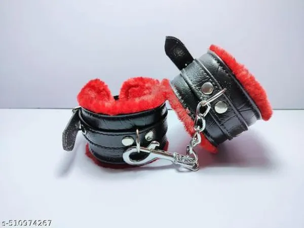 Adjustable_Handcuff_Red_And_Black_For_Adult_Men_Women_Pack_Of_2