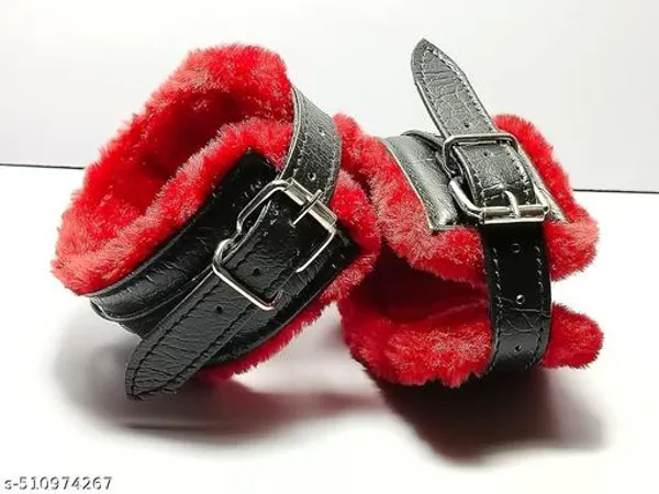 Adjustable_Handcuff_Red_And_Black_For_Adult_Men_Women_Pack_Of_2