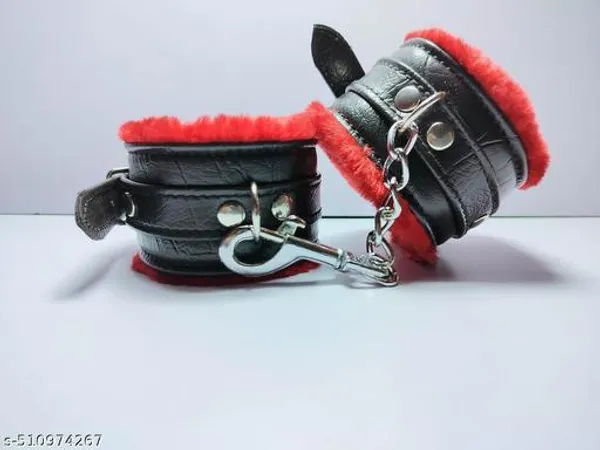 Adjustable_Handcuff_Red_And_Black_For_Adult_Men_Women_Pack_Of_2