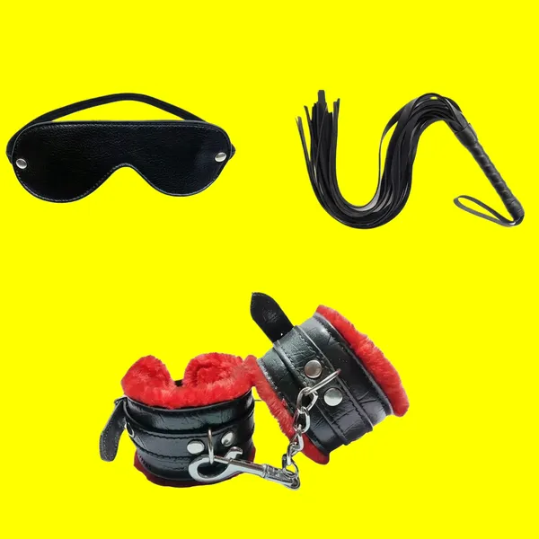 Adjustable_Handcuff_Couple_Kit_Black_3_Pcs_Combo_Set_With_Cuffs_Flogger_Eye_Mask_Pack_Of_3