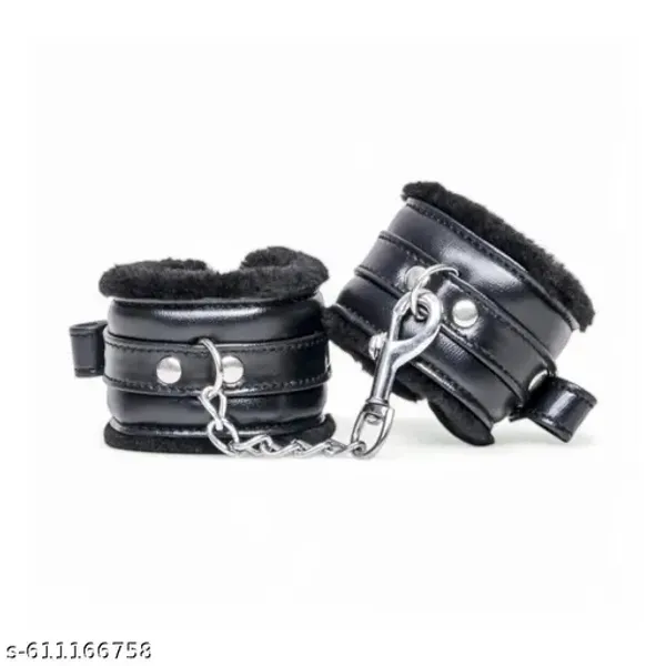 Adjustable_Handcuff_With_Keys_Black_Novelty_Fun_Props_Pack_Of_2