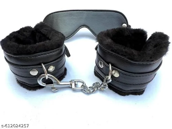 Premium_Handcuff_2Pcs_Couple_Fantasy_Kit_Leather_Handcuffs_Blindfold_Set_Pack_Of_2