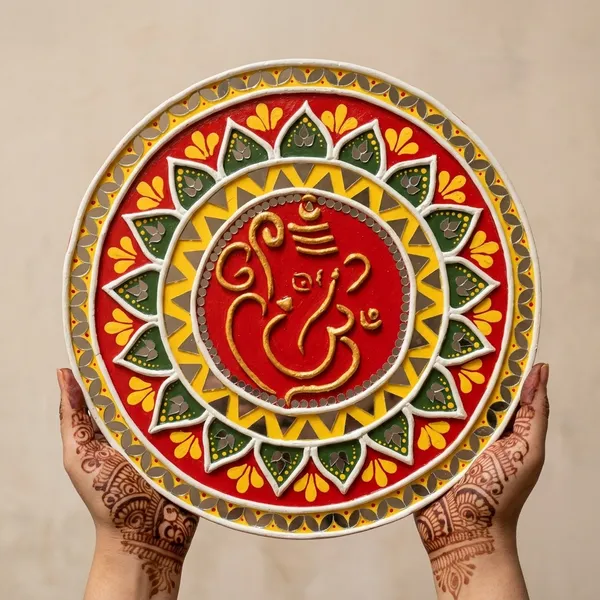 Handcrafted_Ganesha_Motif_Decorative_Pooja_Thali