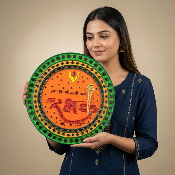 Handcrafted_Shubh_Labh_Decorative_Wall_Hanging_Pooja_Thali