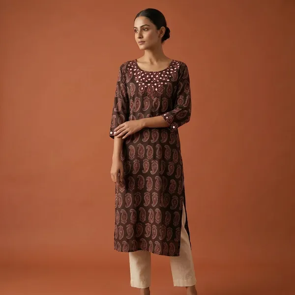 Brown_Cotton_Printed_Straight_Kurta_for_Women