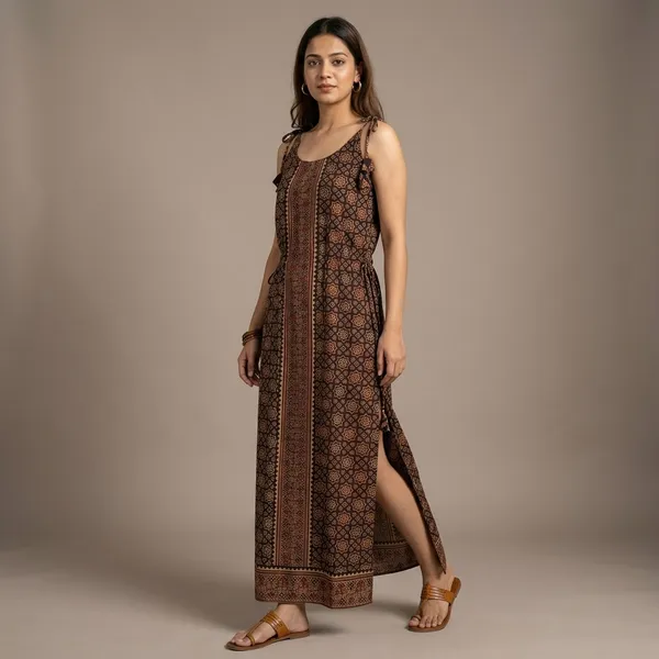Brown_Printed_Sleeveless_Maxi_Dress_with_Side_Slits_for_Women