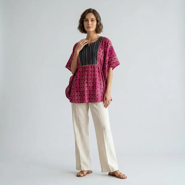 Pink_Printed_Cotton_Paneled_Top_for_Women