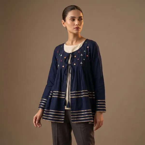 Navy_Blue_Embroidered_Tiered_Ethnic_Top_for_Women