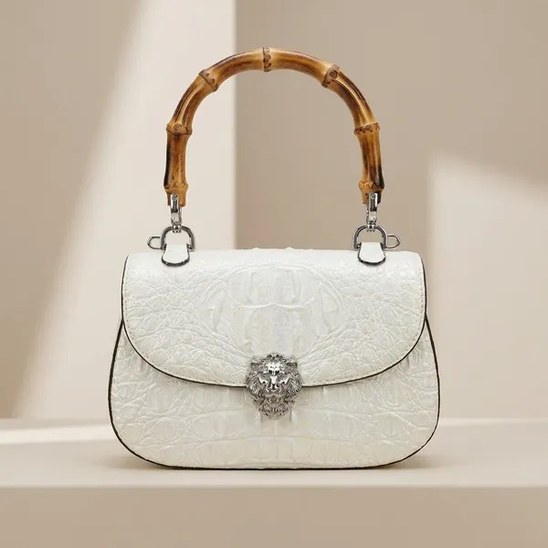 White_Textured_Jeweled_Clasp_Handbag
