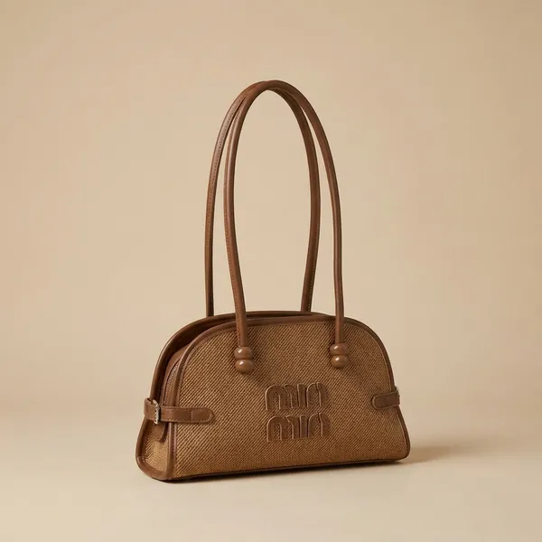 Brown_Textured_Logo_Handbag