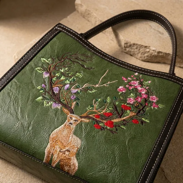 Black_Trim_Deer_Embroidered_Handbag